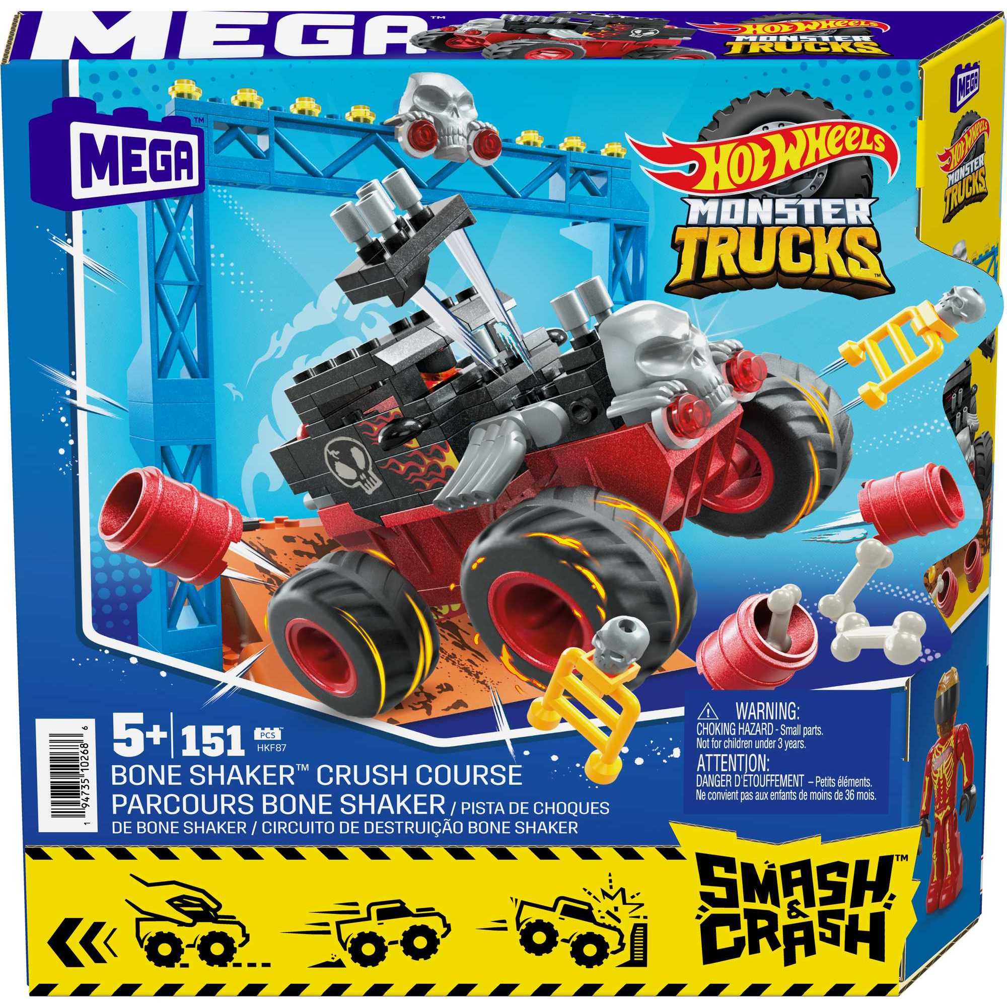 Bloques de construcción Pista Bone Shaker MEGA Hot Wheels 7