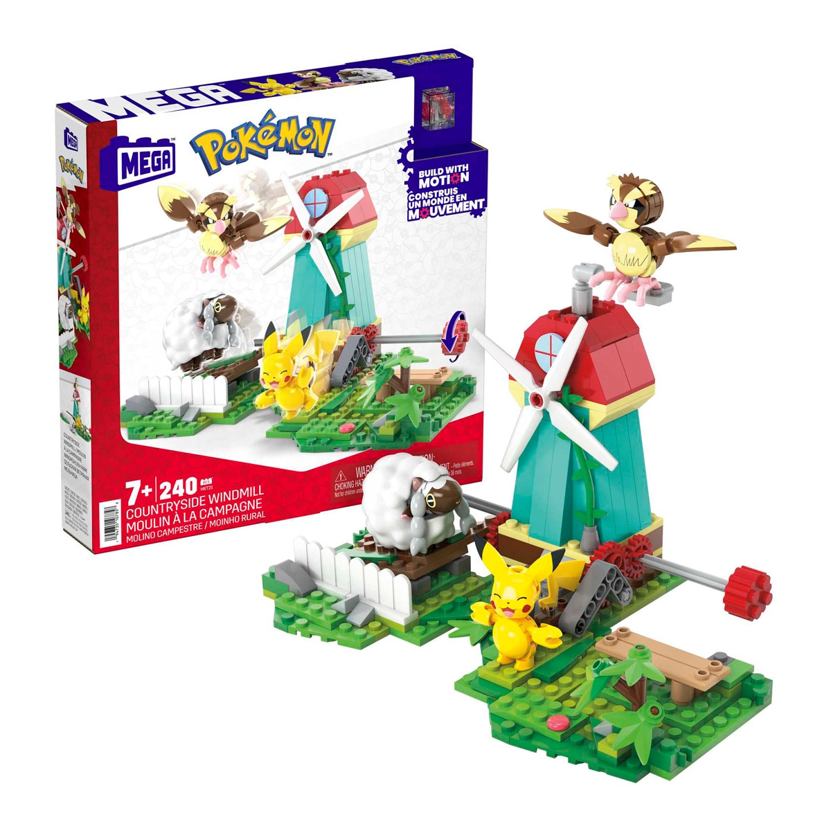 Mega Construx – Bloques de construcción Pokémon Ciudad del viento MEGA Construx.