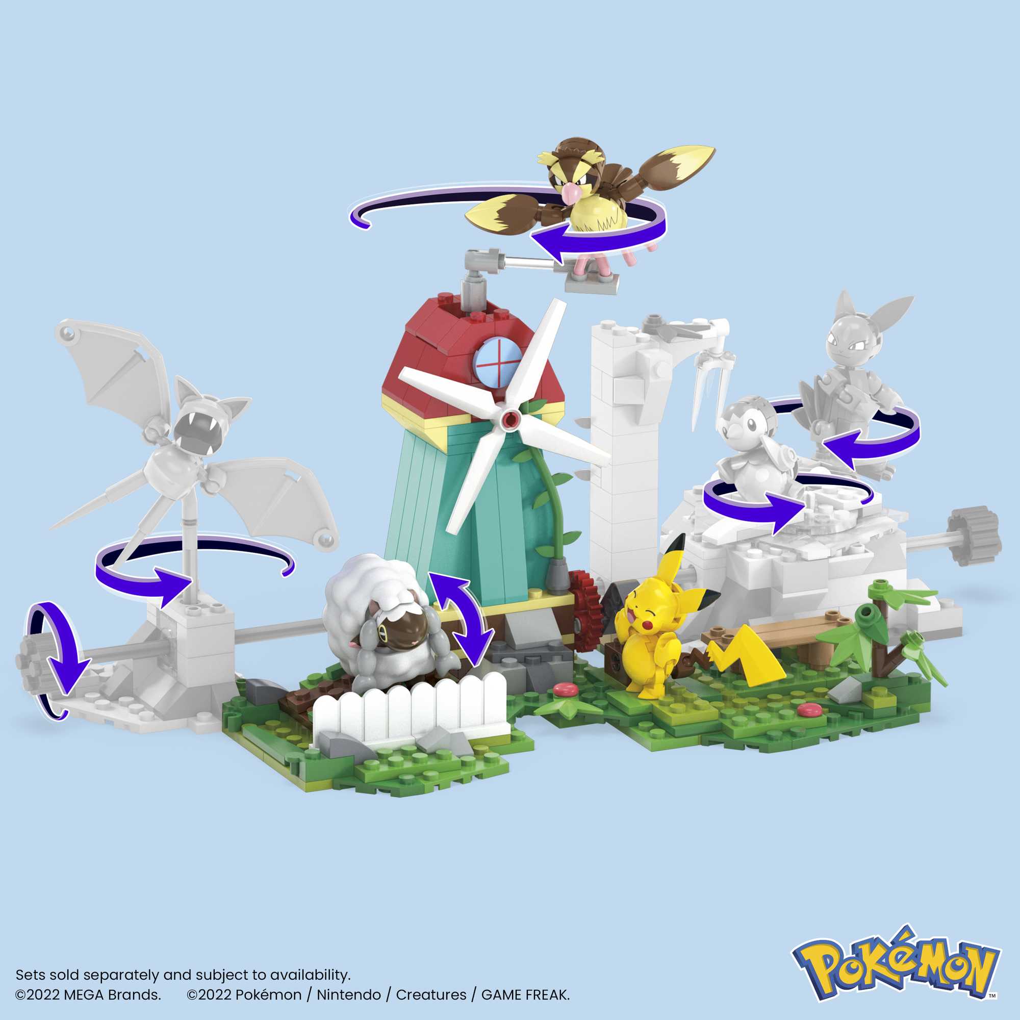 Bloques de construcción Pokémon Ciudad del viento MEGA Construx 5