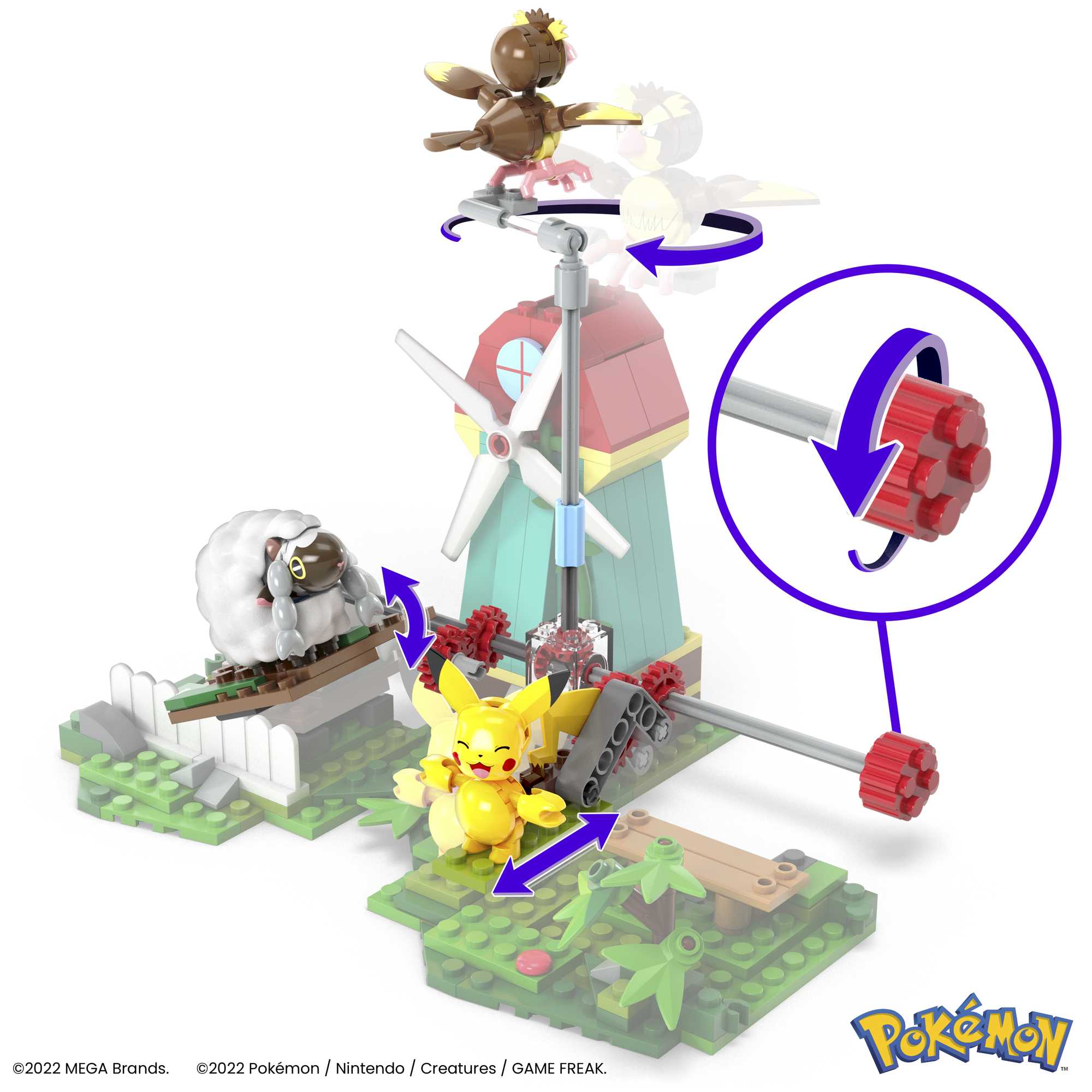Bloques de construcción Pokémon Ciudad del viento MEGA Construx 6