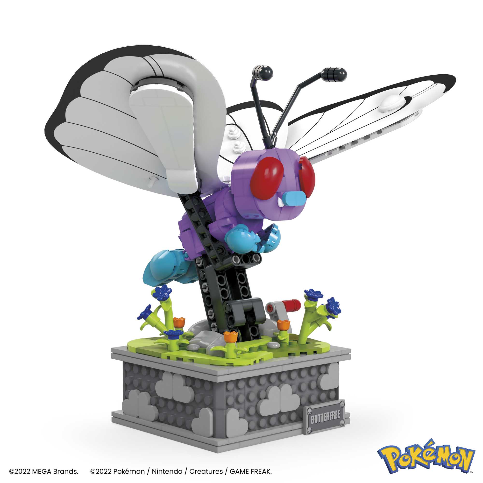 Bloques de construcción Pokémon Motion Butterfree MEGA Construx 3