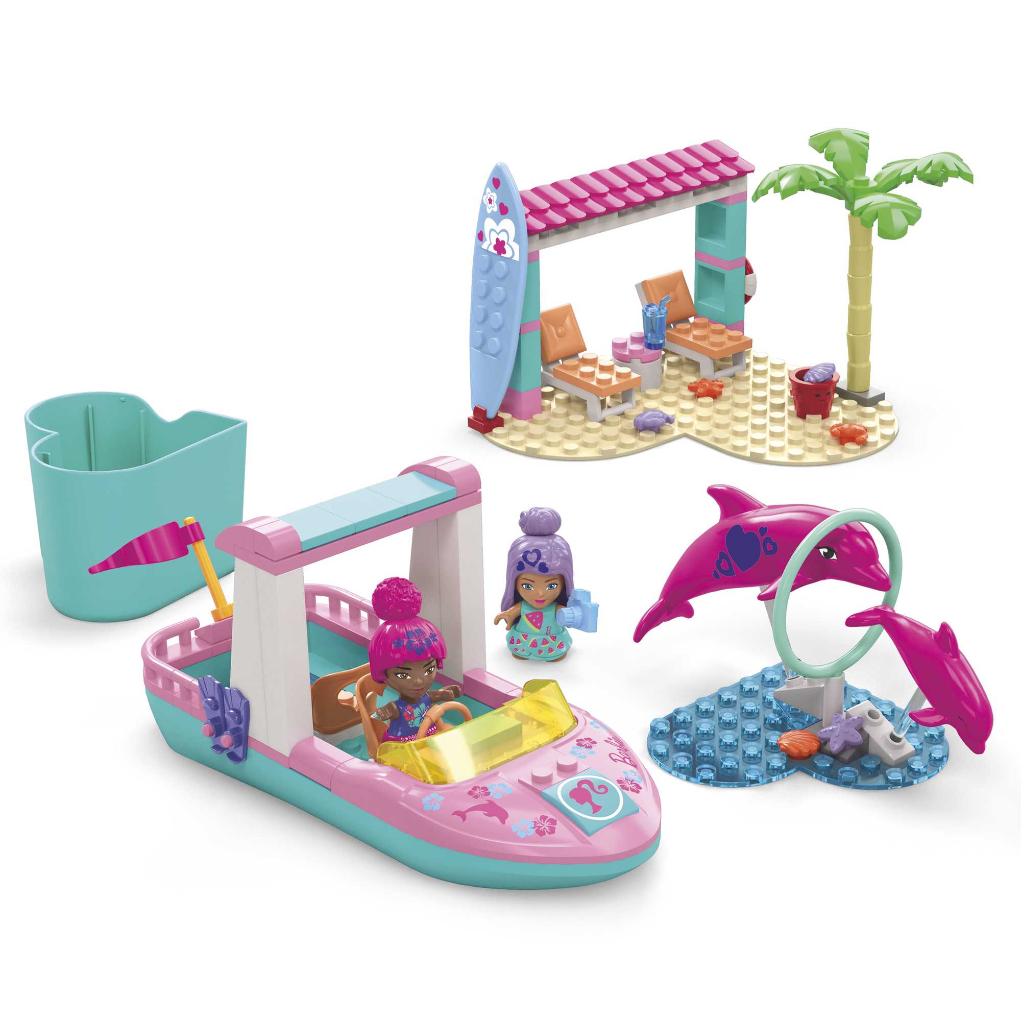 Bloques de construcción Barbie Color Reveal de MEGA 3