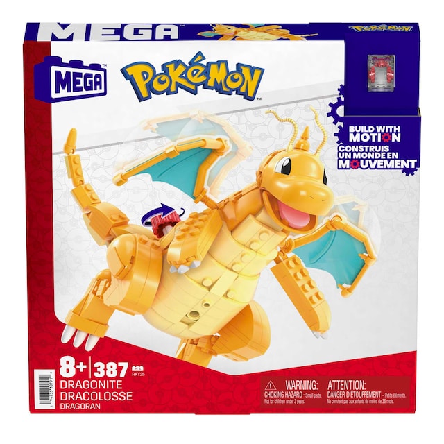 Bloques de construcción Pokémon Dragonite MEGA Construx