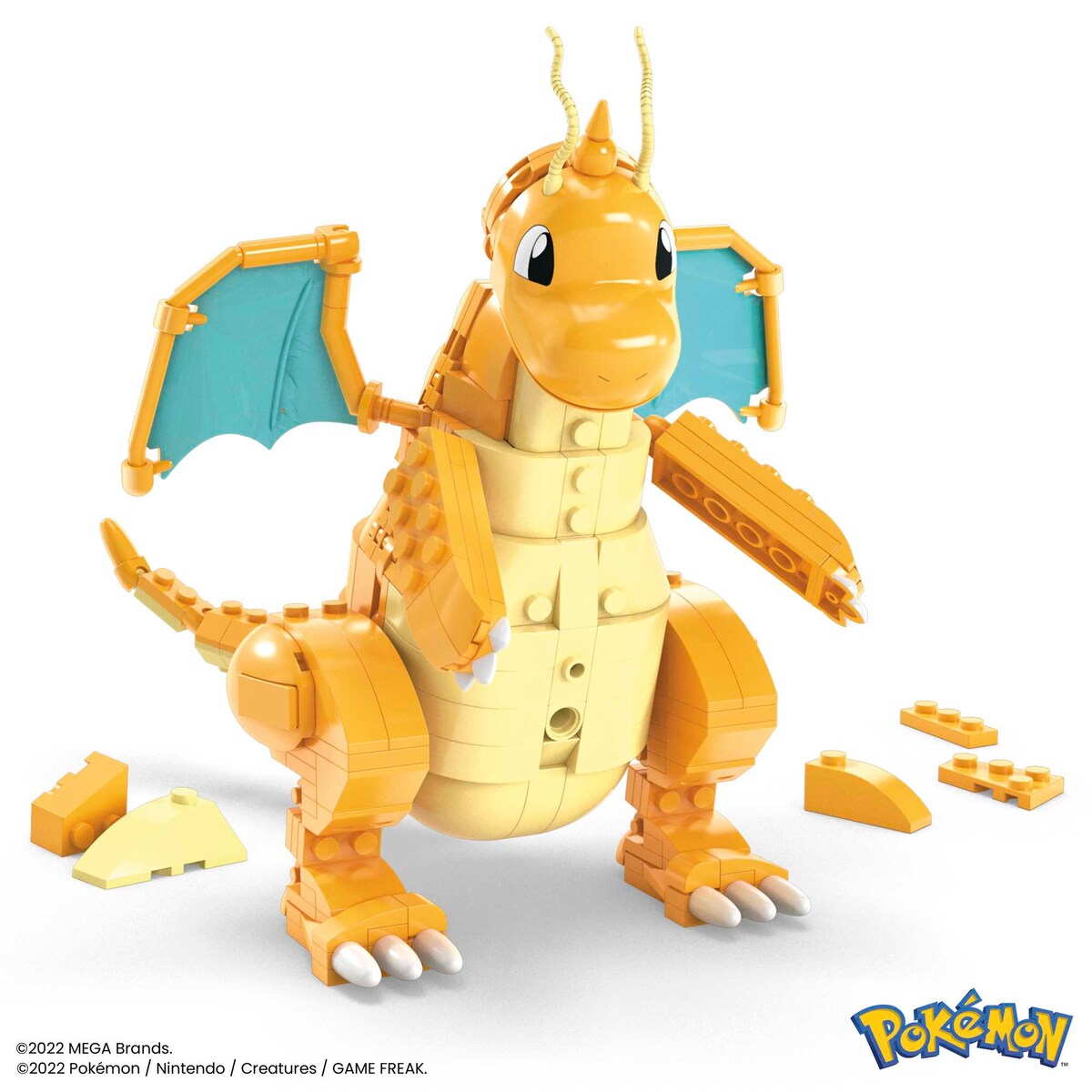 Bloques de construcción Pokémon Dragonite MEGA Construx 3