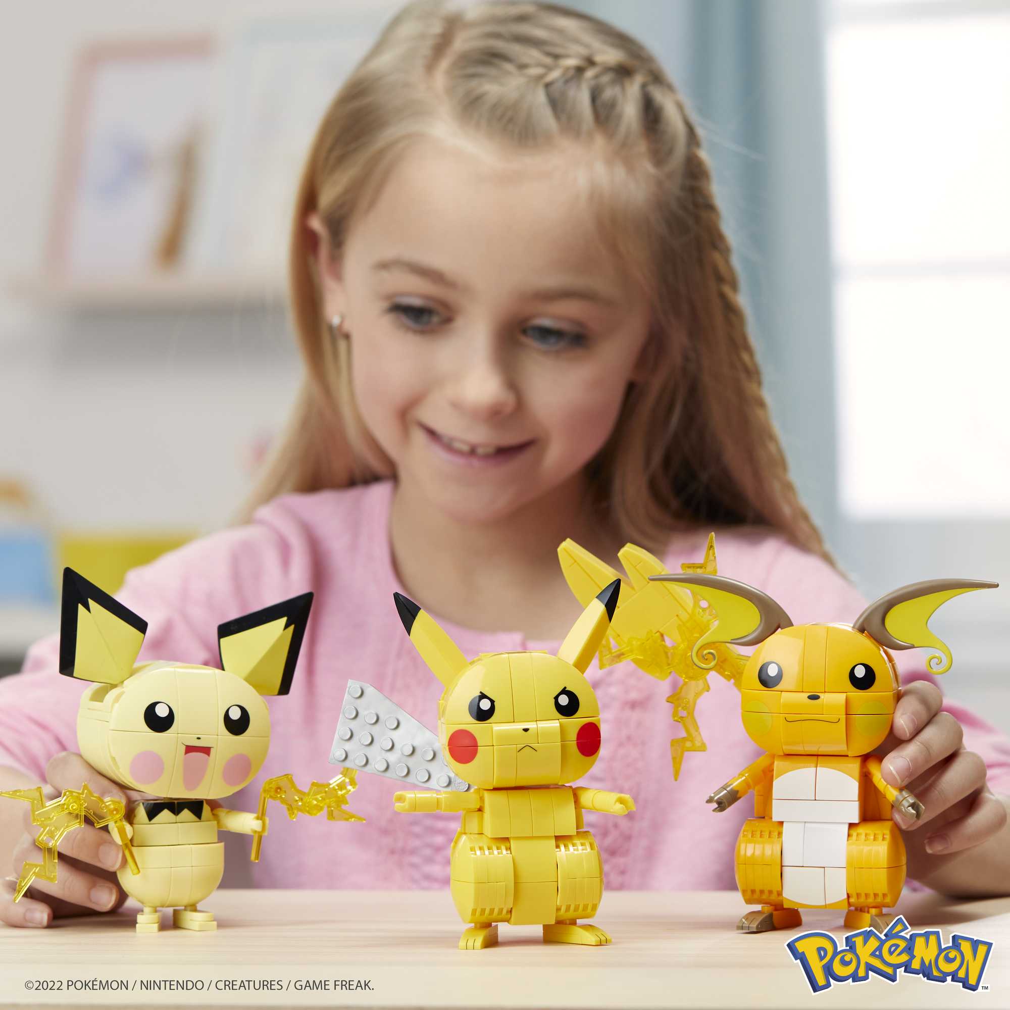 Bloques de contrsucción Pack 3 Pokémon Rayo MEGA Construx 5