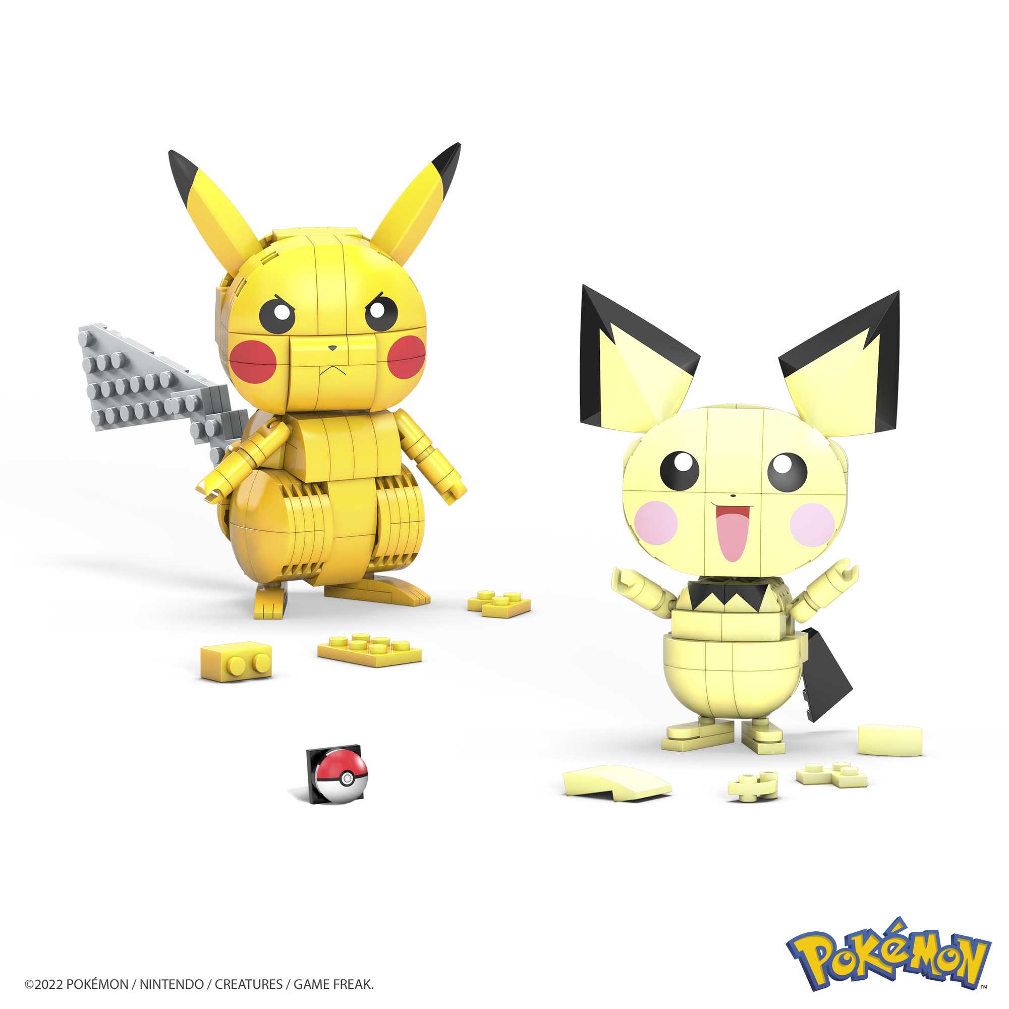 Bloques de contrsucción Pack 3 Pokémon Rayo MEGA Construx 6