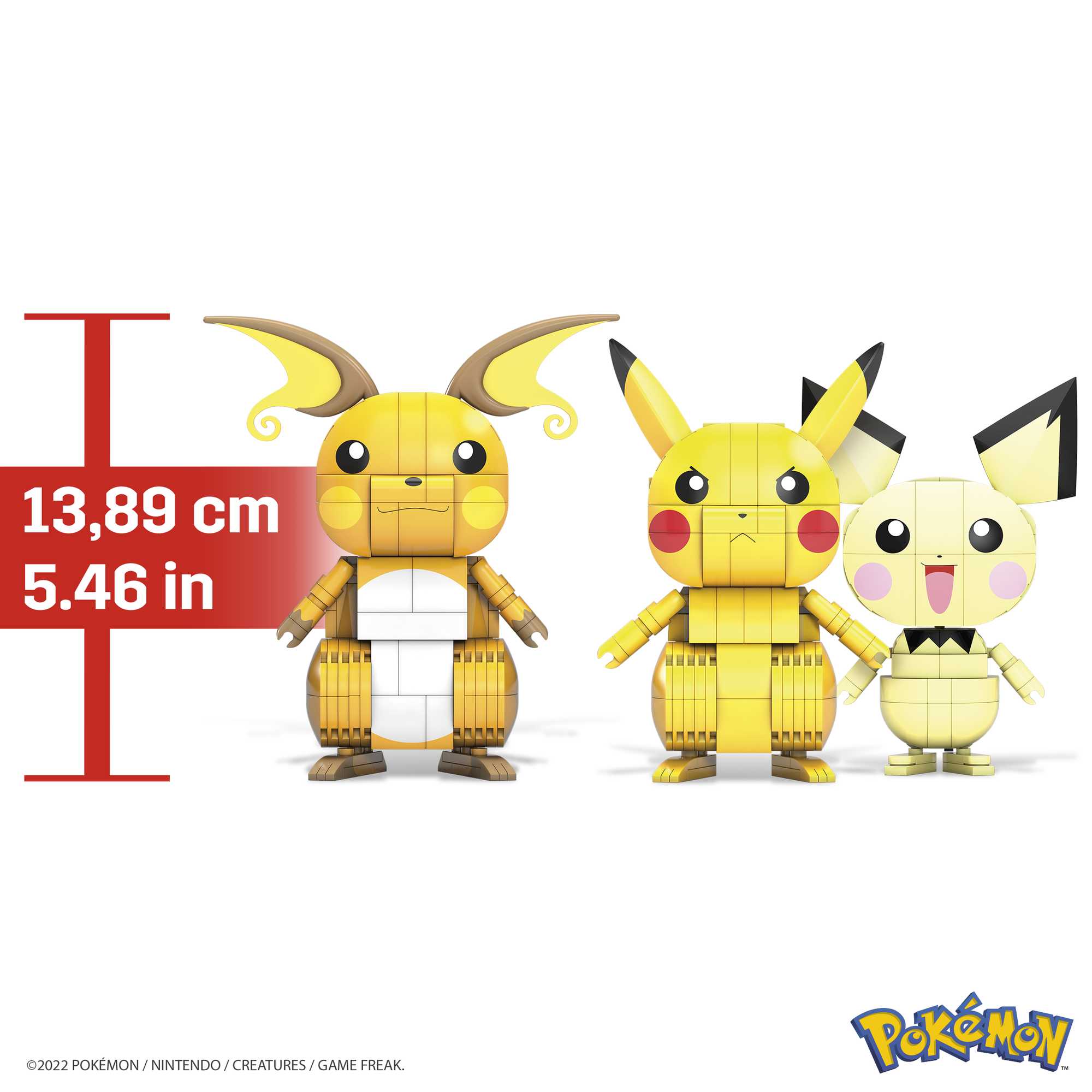 Bloques de contrsucción Pack 3 Pokémon Rayo MEGA Construx 7
