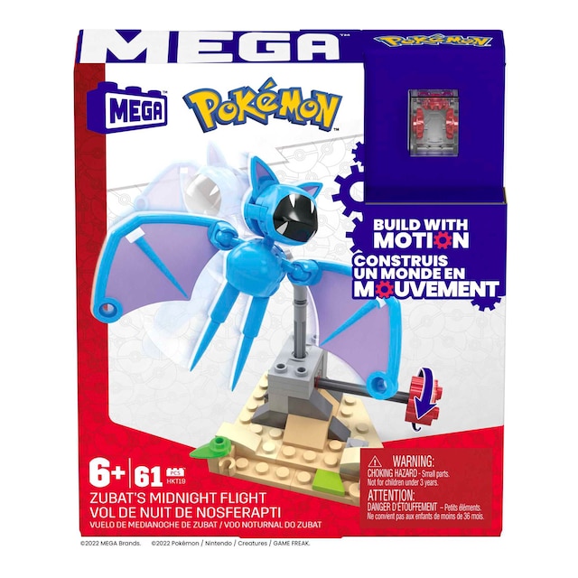 Bloques de construcción Pokémon Vuelo en el desierto de Zubat MEGA Construx