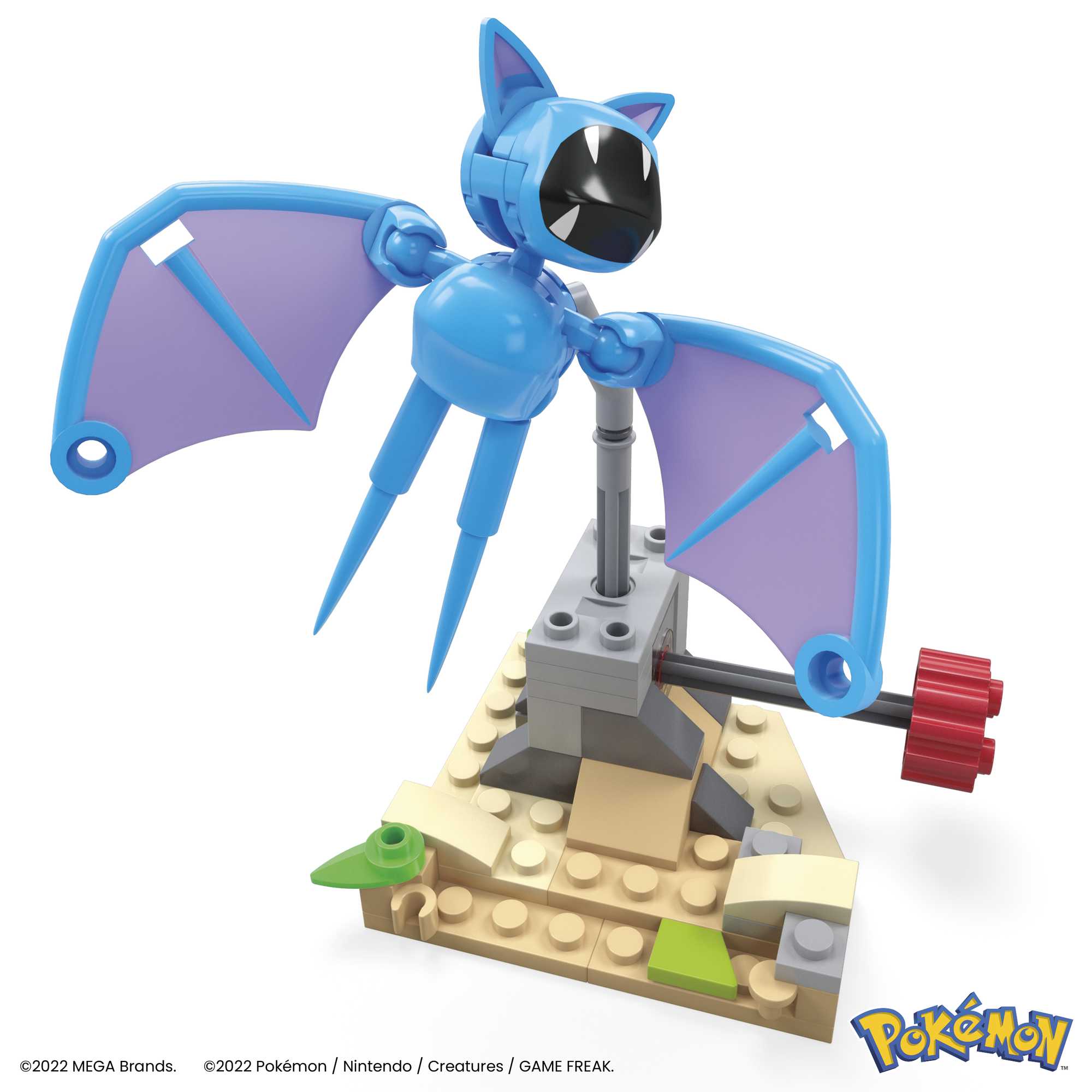 Bloques de construcción Pokémon Vuelo en el desierto de Zubat MEGA Construx 4