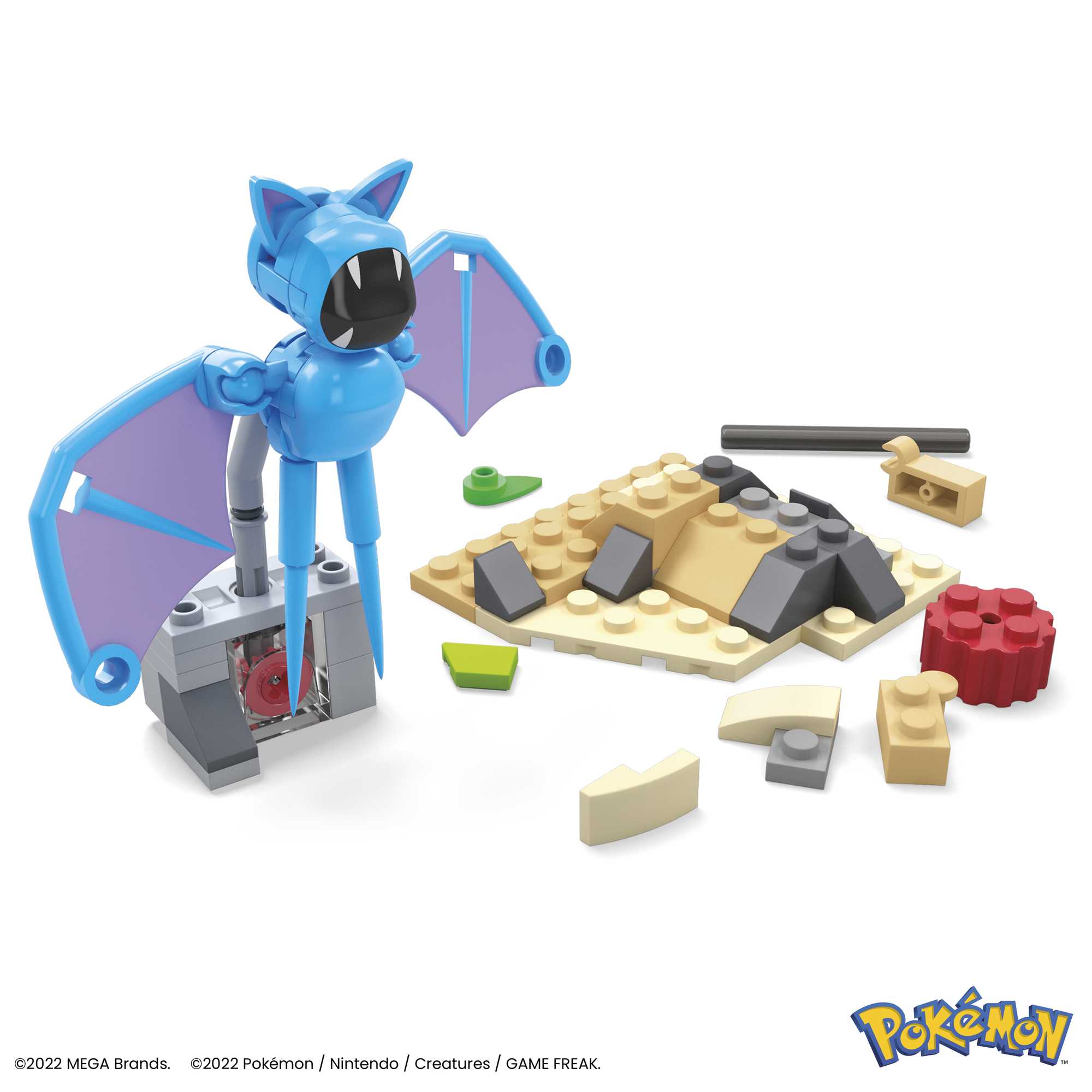 Bloques de construcción Pokémon Vuelo en el desierto de Zubat MEGA Construx 6