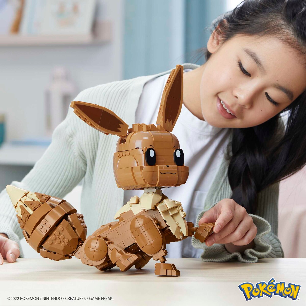 Bloques de construcción Pokémon Pokebola Jumbo Eevee MEGA Construx 4