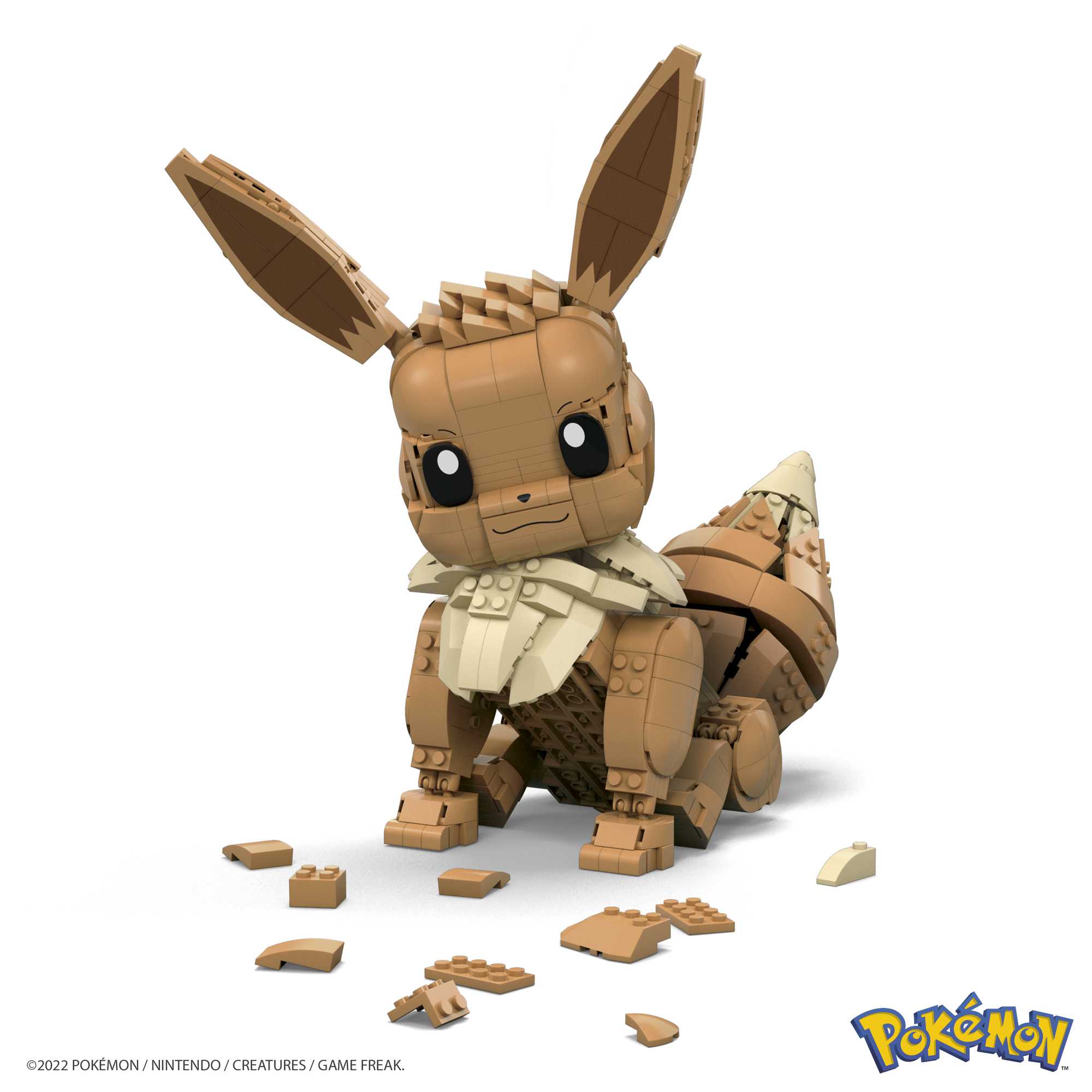 Bloques de construcción Pokémon Pokebola Jumbo Eevee MEGA Construx 7