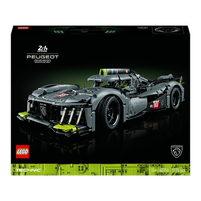 Maqueta de Coche de Carreras para Construir PEUGEOT 9X8 24H Le Mans Hybrid Hypercar LEGO Technic