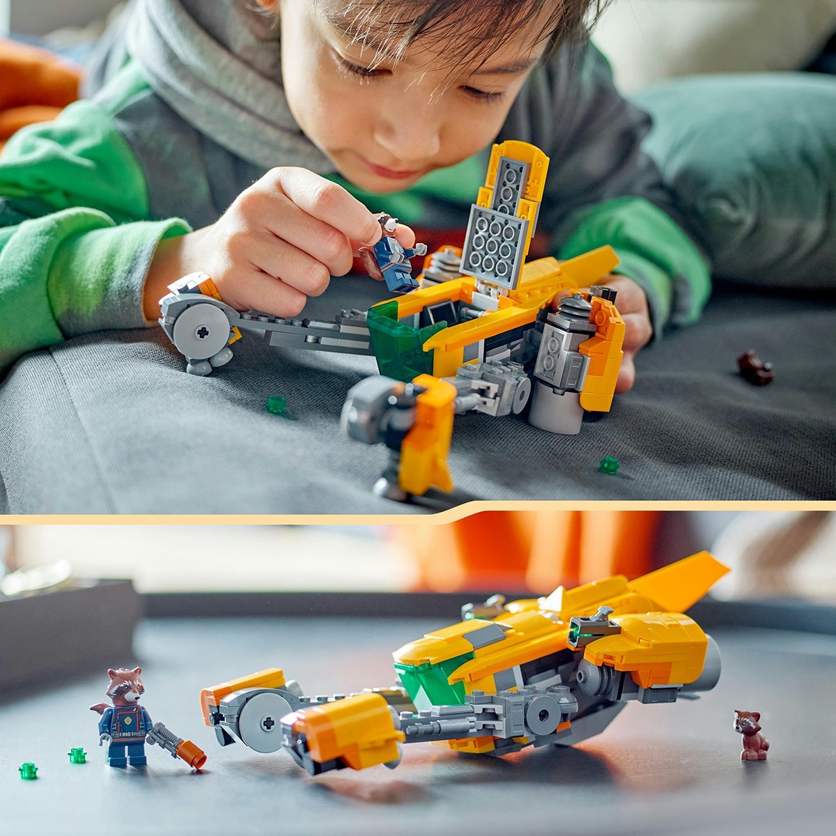Juguete de Construcción Nave de Baby Rocket Guardianes de la Galaxia 3 LEGO Marvel - 76254 3