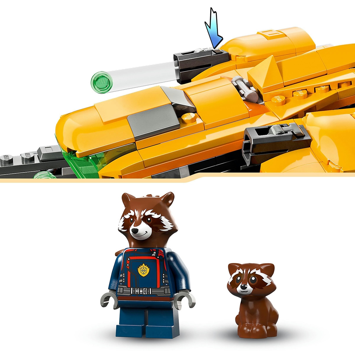 Juguete de Construcción Nave de Baby Rocket Guardianes de la Galaxia 3 LEGO Marvel - 76254 6