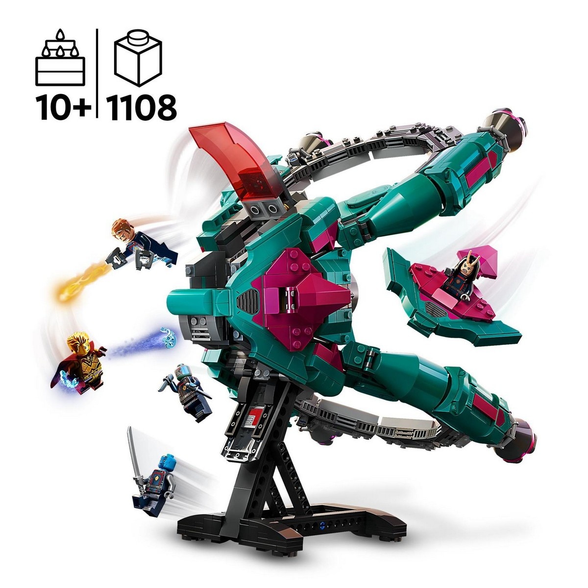 Juguete de Construcción Nave de los Nuevos Guardianes de la Galaxia 3 con 5 Mini Figuras LEGO Marvel - 76255 3