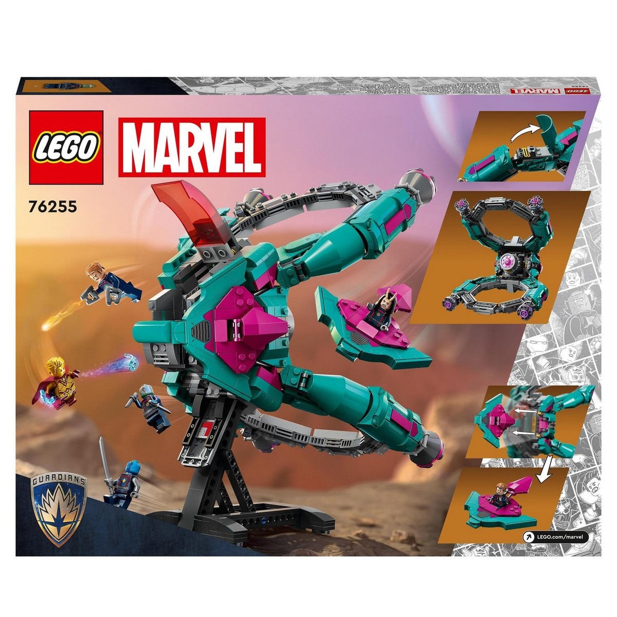 Juguete de Construcción Nave de los Nuevos Guardianes de la Galaxia 3 con 5 Mini Figuras LEGO Marvel - 76255 8