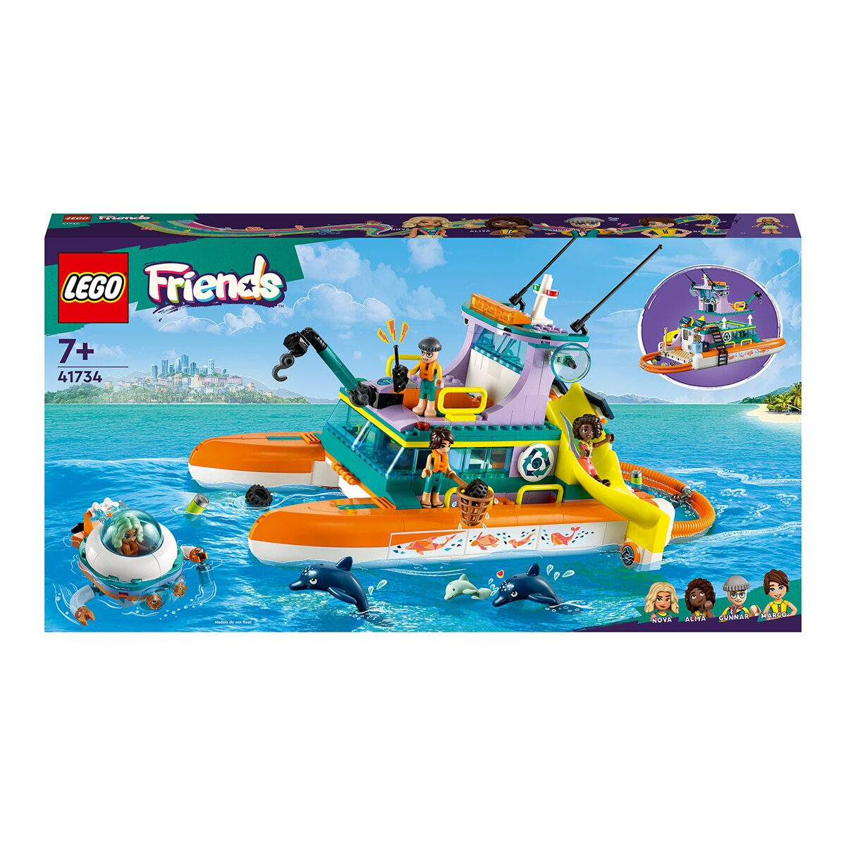 Barco de Resgate Marítimo Lego Friends 1