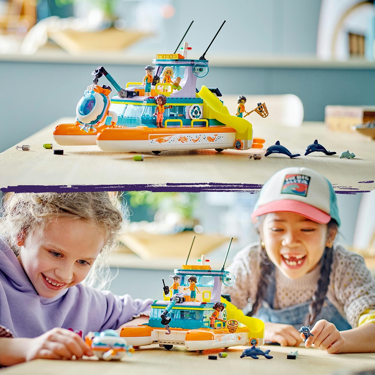 Barco de Resgate Marítimo Lego Friends 4
