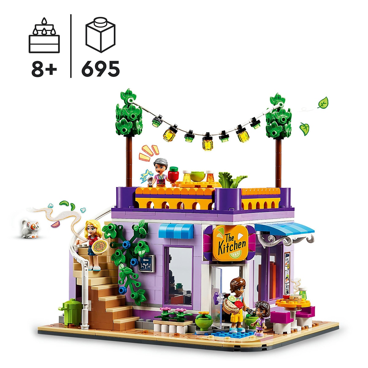 Edificio para construir Cocina Comunitaria de Heartlake City LEGO Friends - 41747 4
