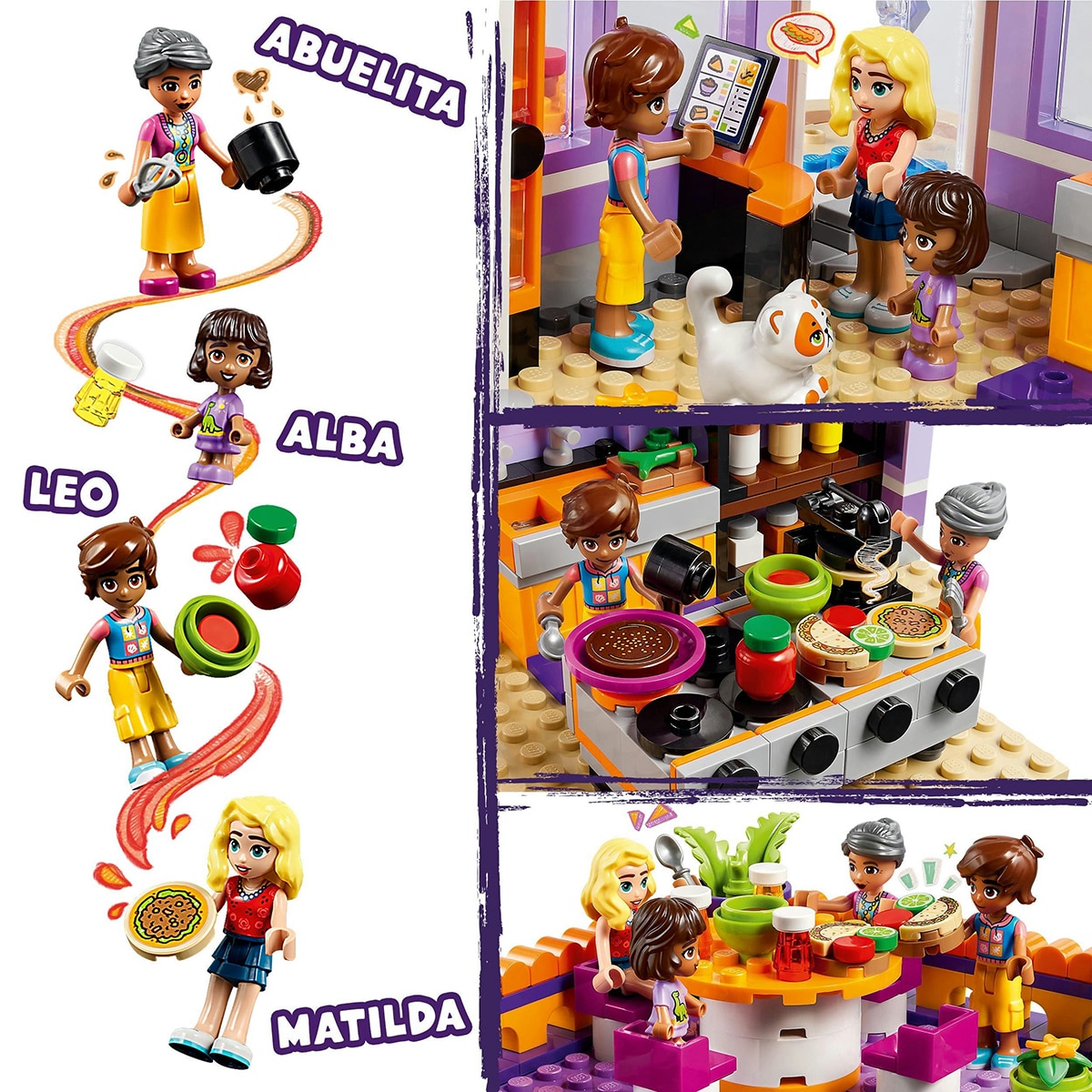 Edificio para construir Cocina Comunitaria de Heartlake City LEGO Friends - 41747 5