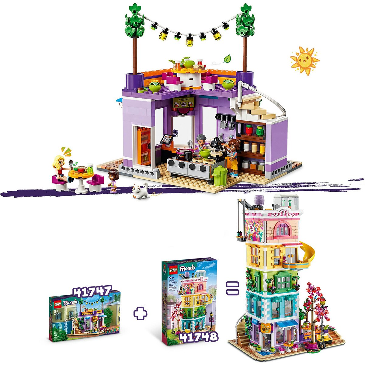 Edificio para construir Cocina Comunitaria de Heartlake City LEGO Friends - 41747 6