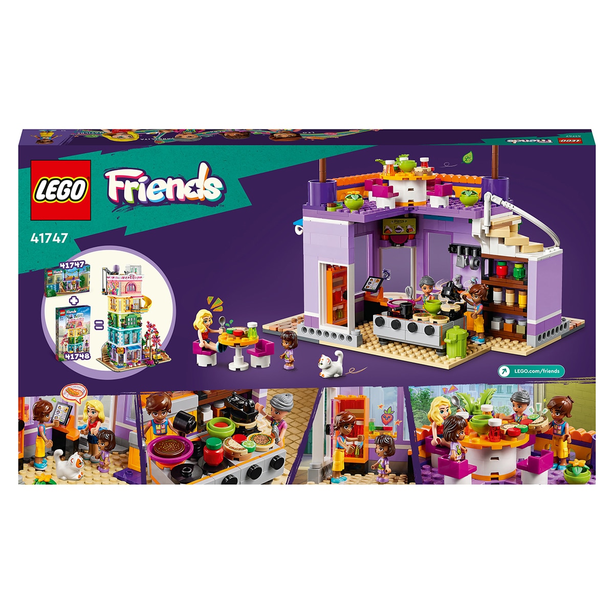 Edificio para construir Cocina Comunitaria de Heartlake City LEGO Friends - 41747 9