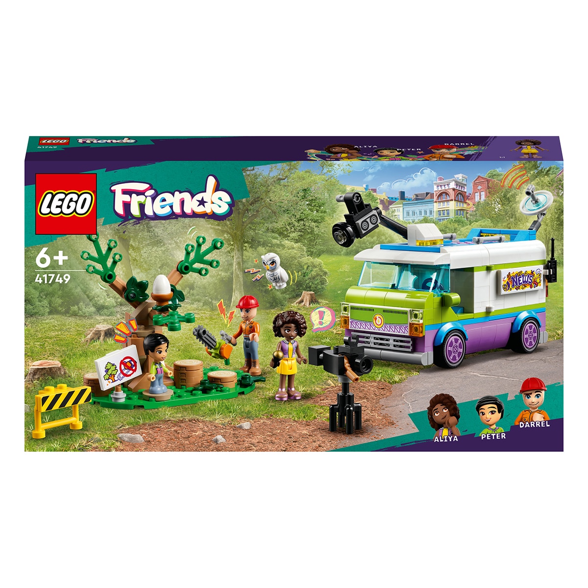 Juguete de construcción Unidad Móvil de Noticias LEGO Friends - 41749 1