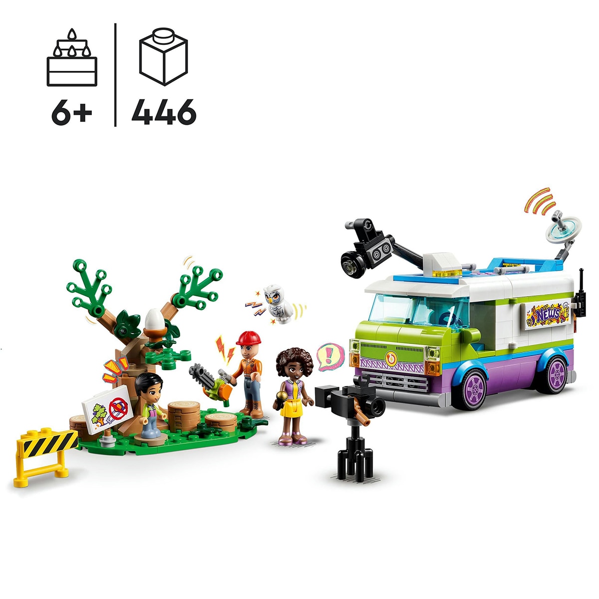 Juguete de construcción Unidad Móvil de Noticias LEGO Friends - 41749 5