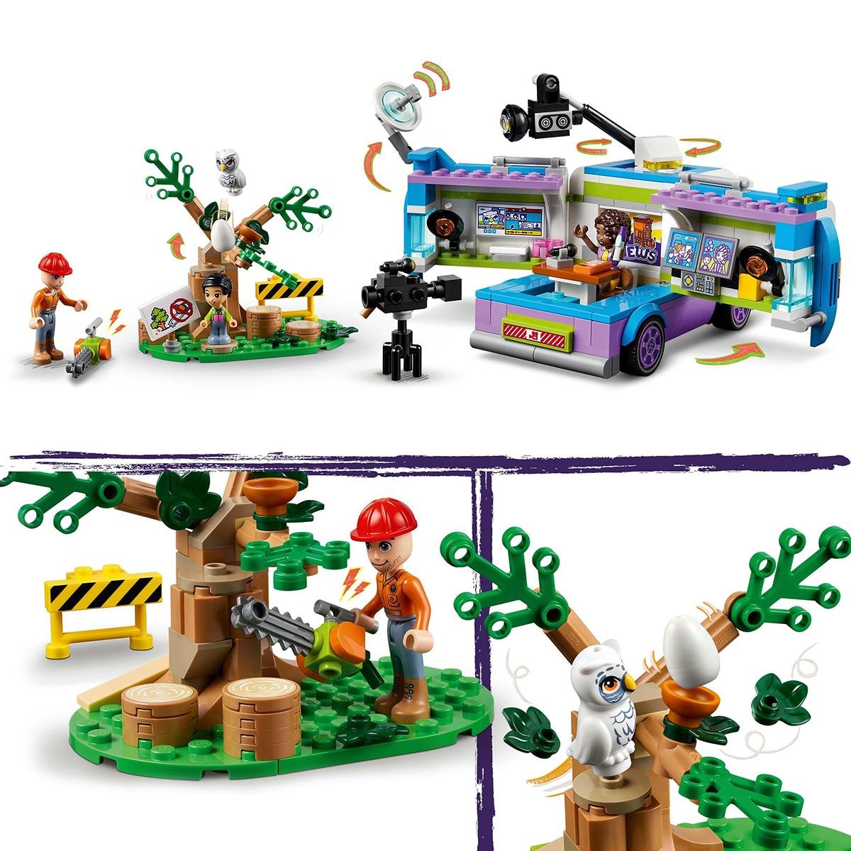 Juguete de construcción Unidad Móvil de Noticias LEGO Friends - 41749 7