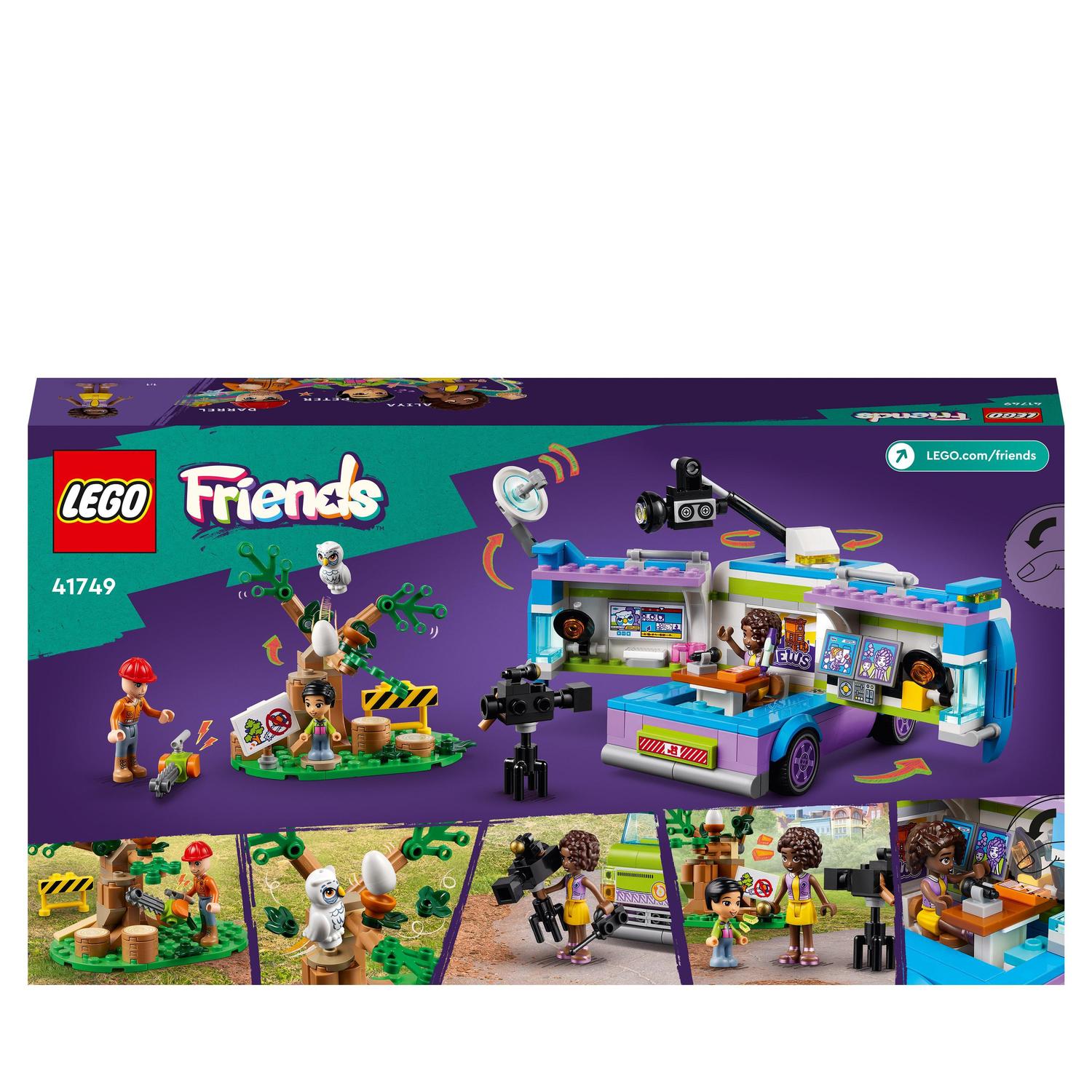 Juguete de construcción Unidad Móvil de Noticias LEGO Friends - 41749 10