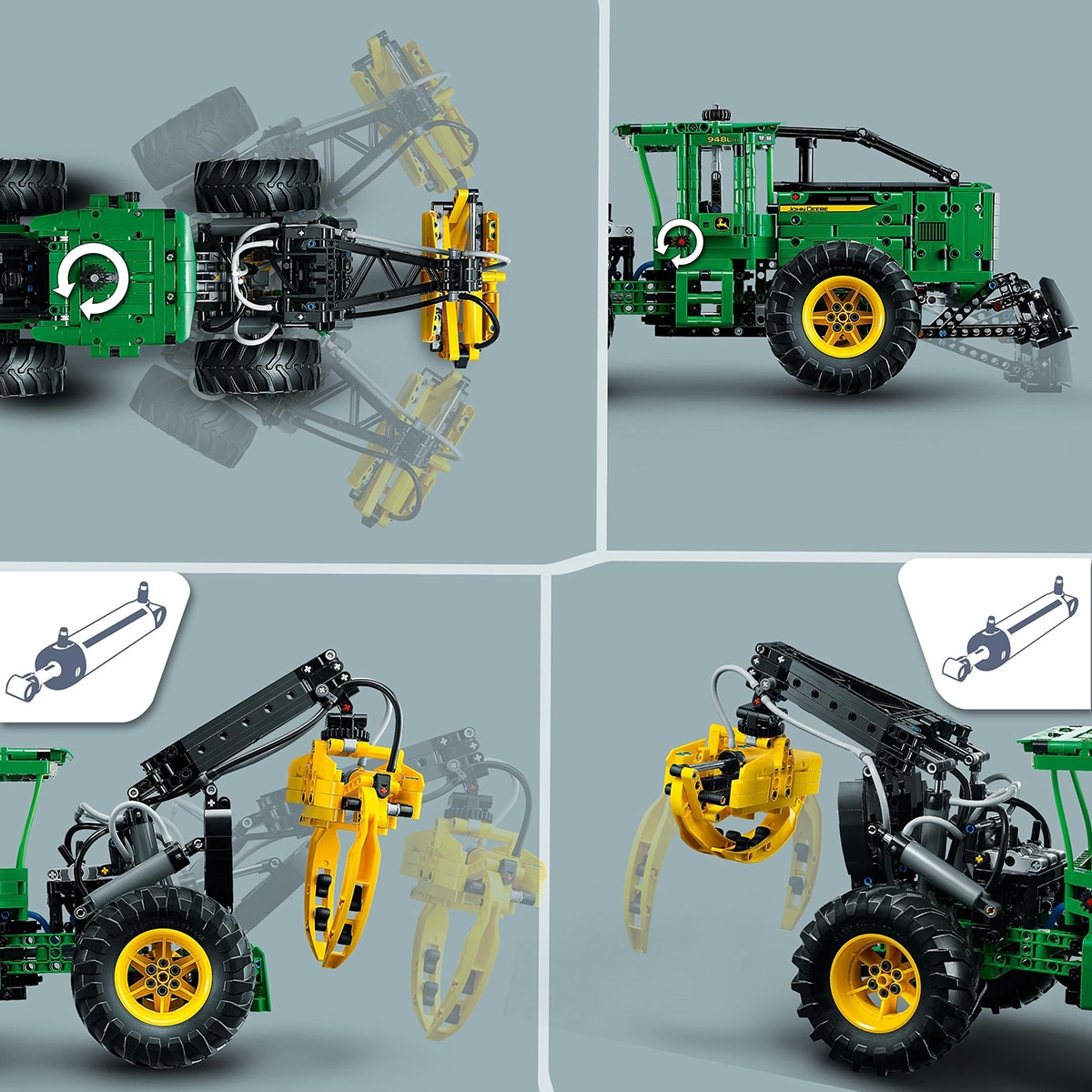 John Deere 948L-II Skidder Lego Technic    8