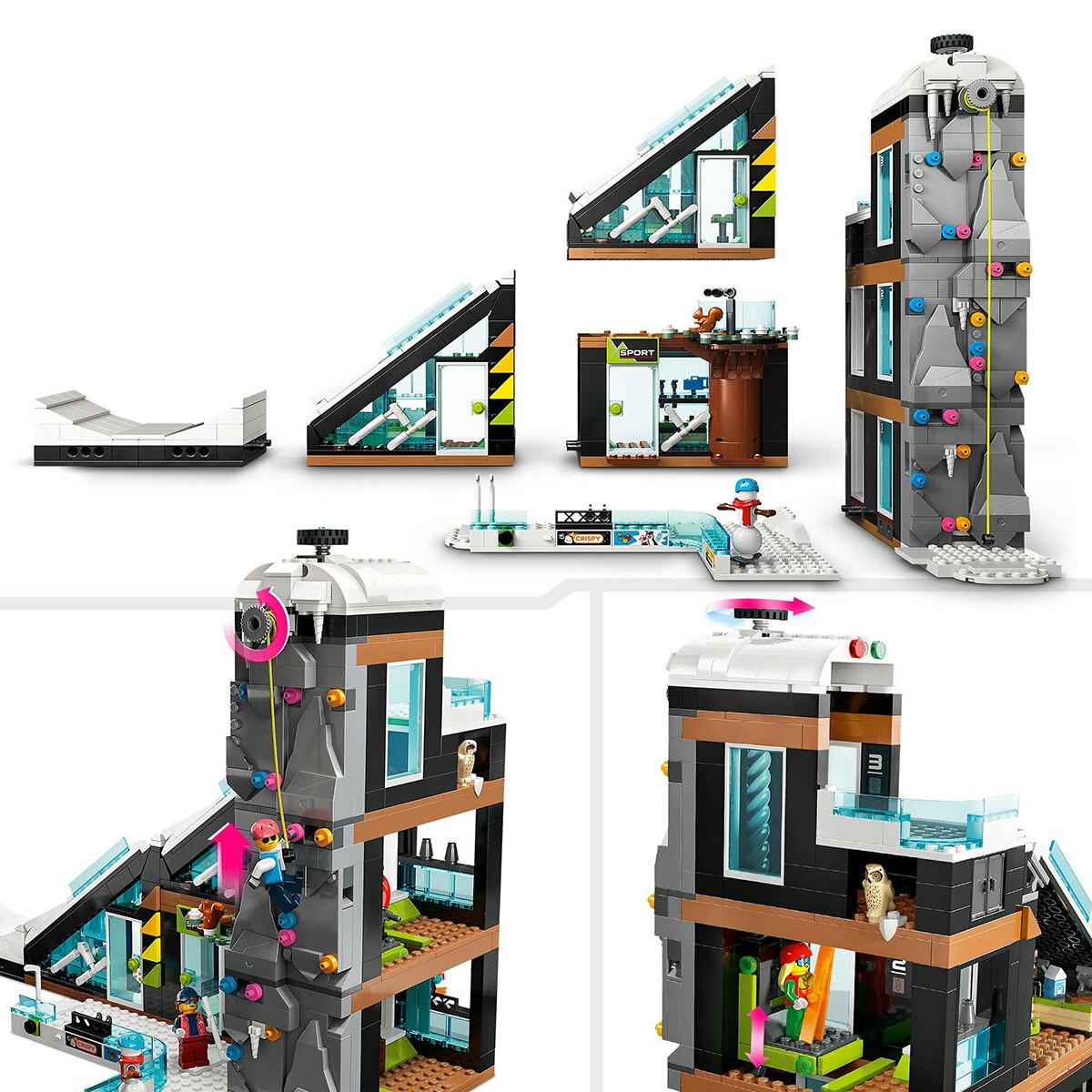 Set de construcción Centro de Esquí y Escalada LEGO City 6