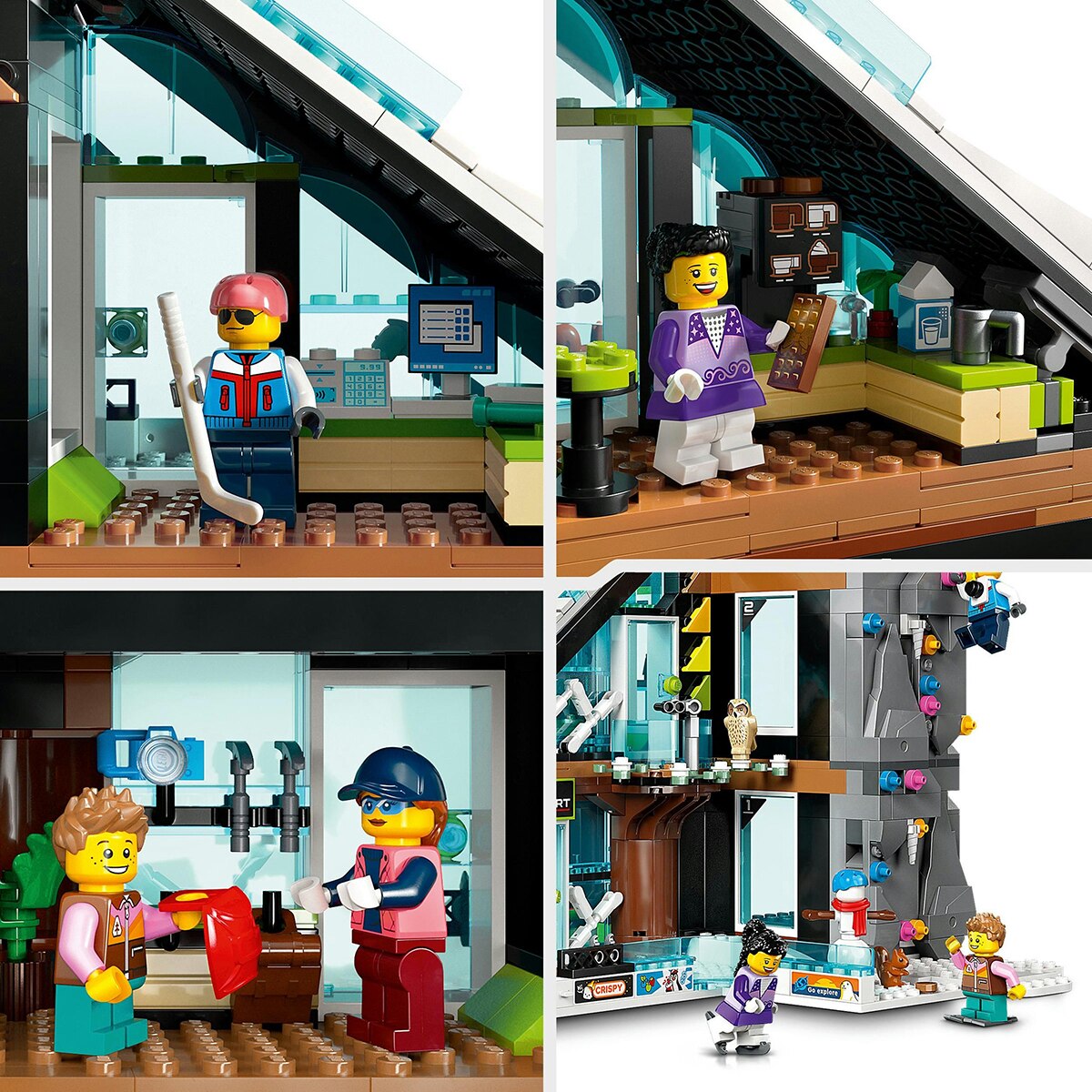 Set de construcción Centro de Esquí y Escalada LEGO City 7