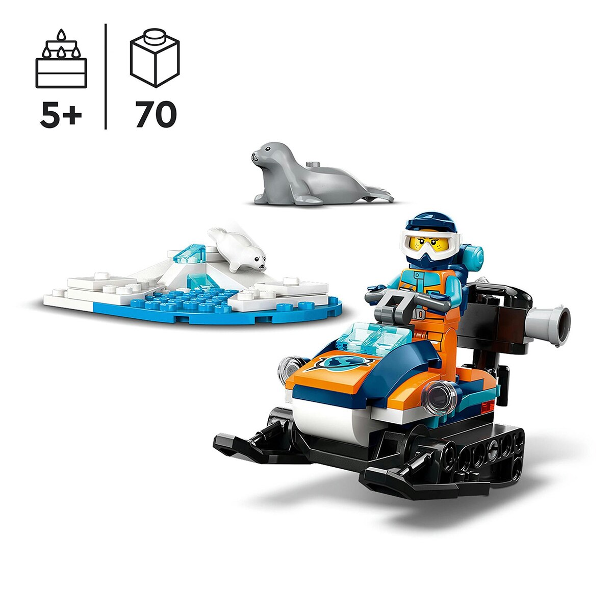 Exploradores do Ártico: Mota de neve Lego City 4