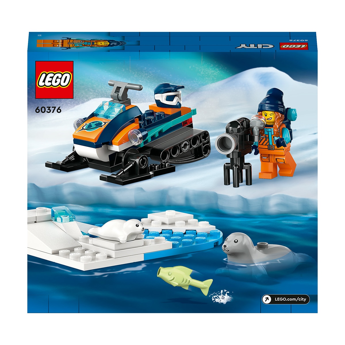 Exploradores do Ártico: Mota de neve Lego City 8