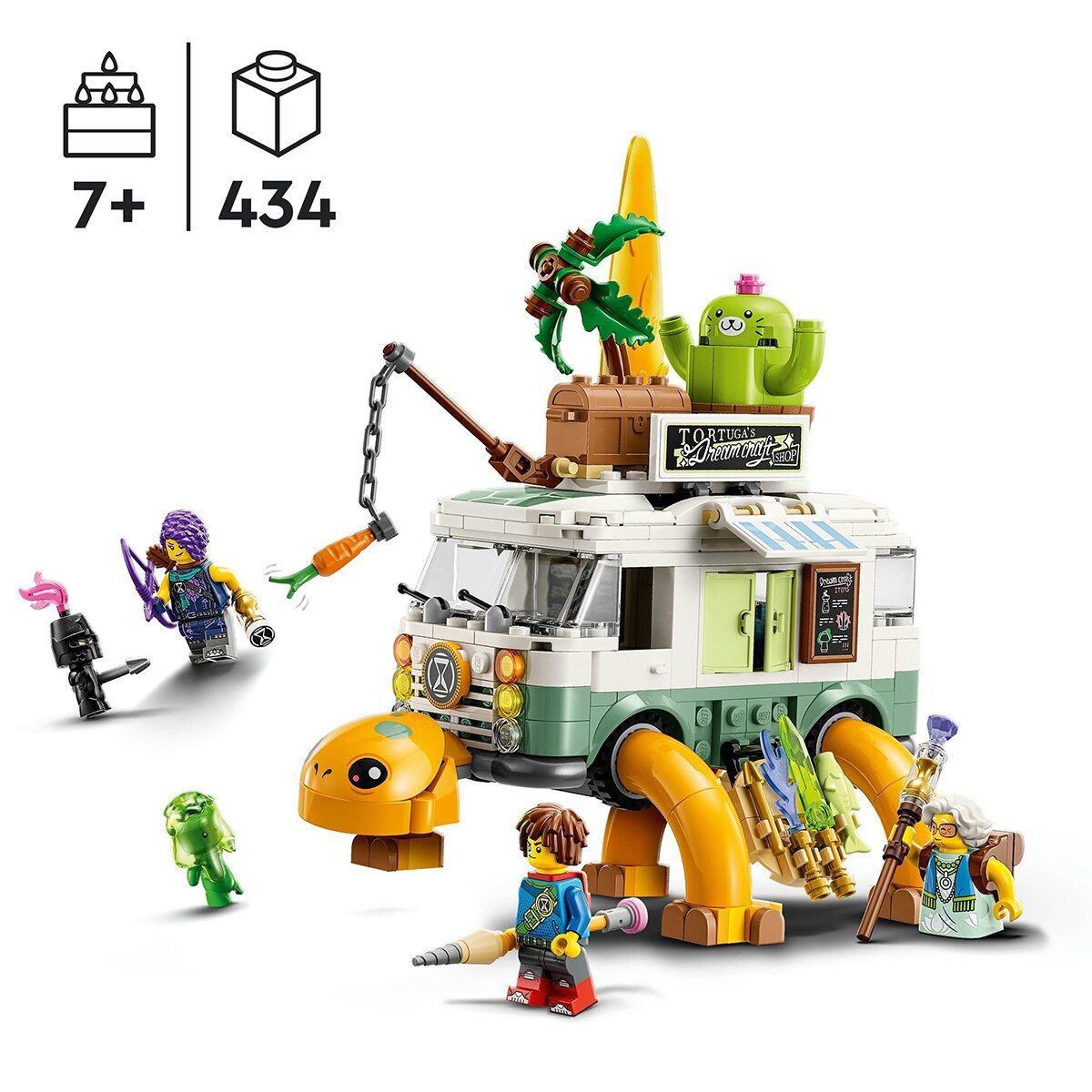 Juguete de construcción Vehículo Furgoneta-Tortuga de la Sra. Castillo LEGO DREAMZzz - 71456 5