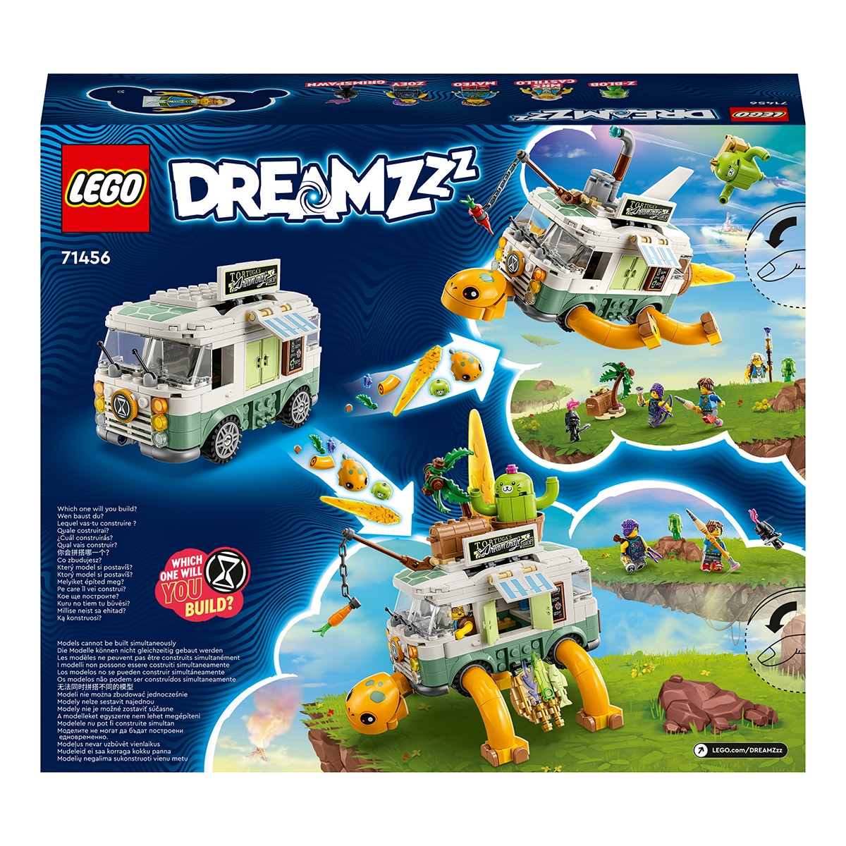 Juguete de construcción Vehículo Furgoneta-Tortuga de la Sra. Castillo LEGO DREAMZzz - 71456 10