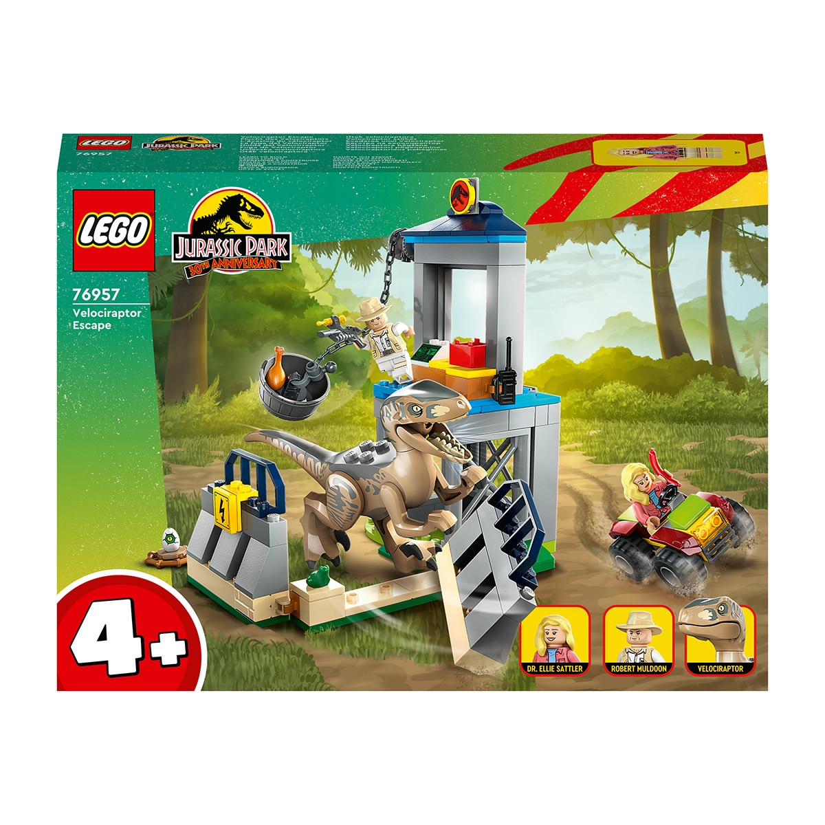 Fuga de Velociraptor Lego Jurassic World 1