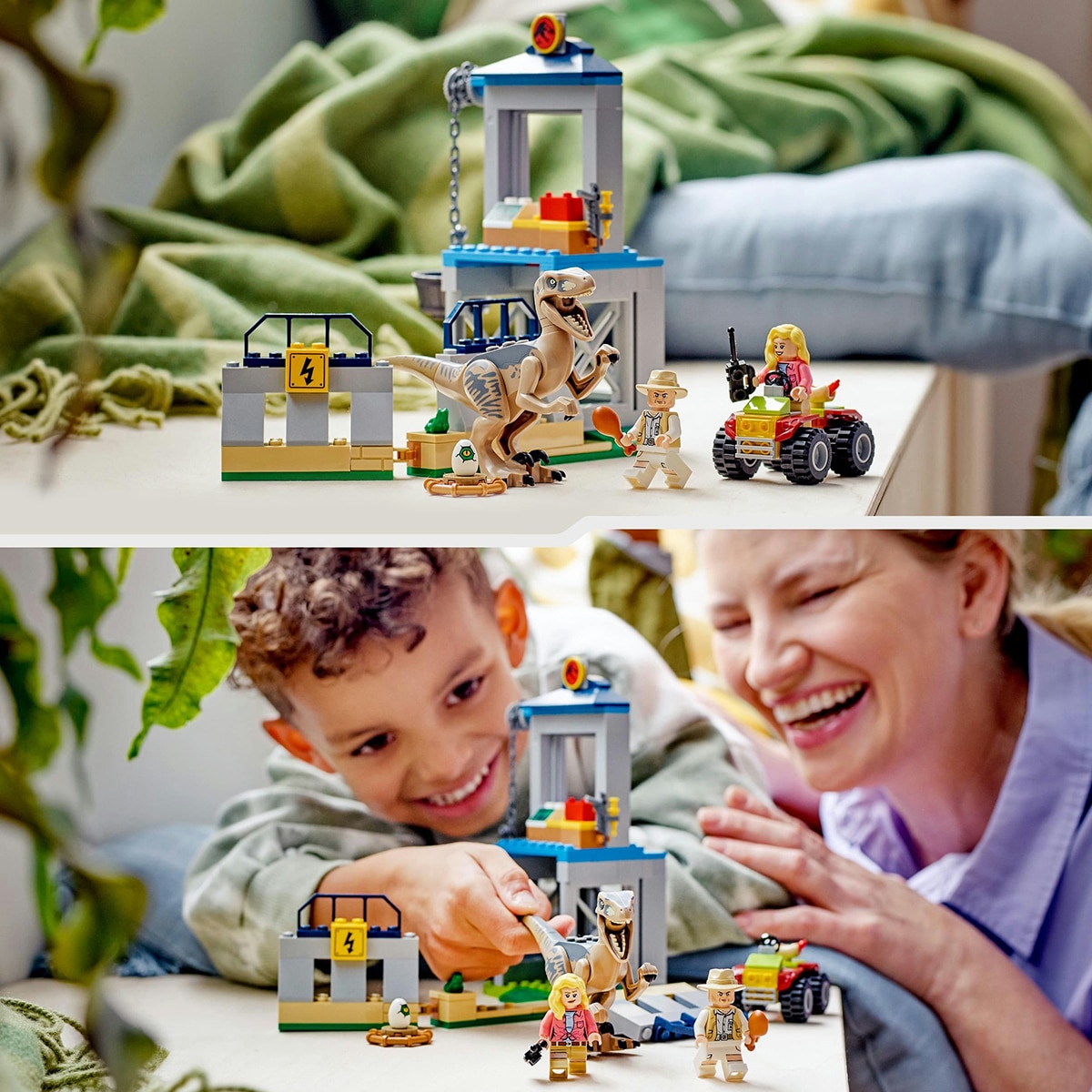 Fuga de Velociraptor Lego Jurassic World 3