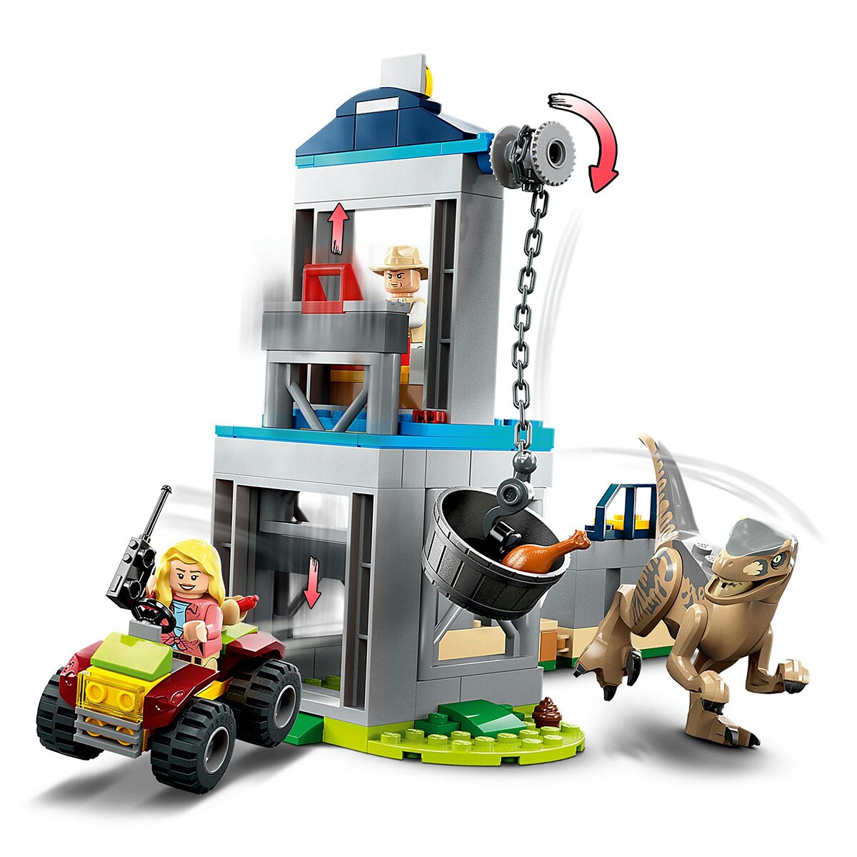 Fuga de Velociraptor Lego Jurassic World 5