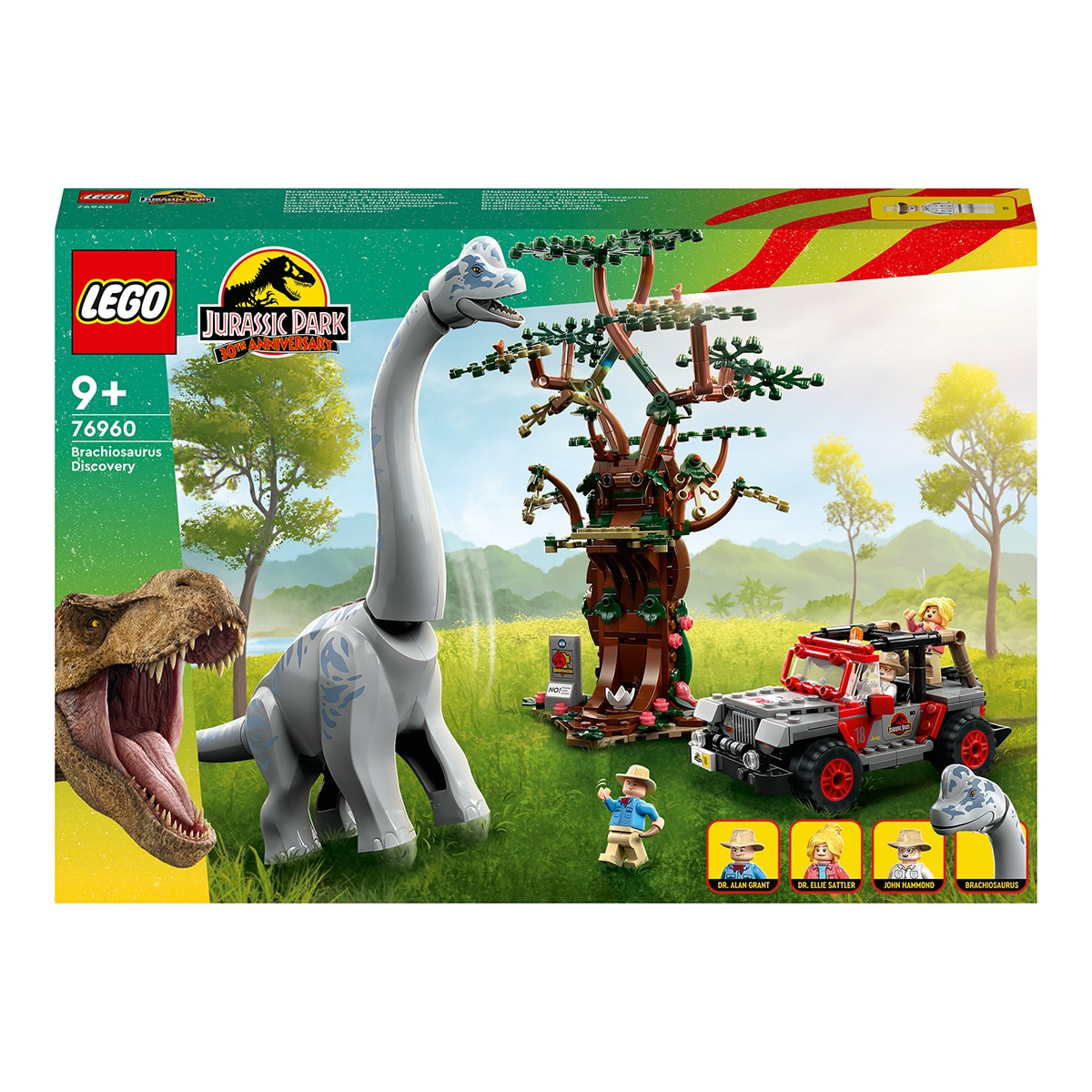 Imagen 0 de Set de juguete Descubrimiento del Braquiosaurio Colección 30 Aniversario Jurassic Park LEGO Jurassic World