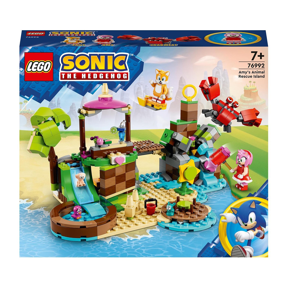 Set de construcción Sonic: Isla de Rescate de Animales de Amy Gaming LEGO Sonic The Hedgehog - 76992 1