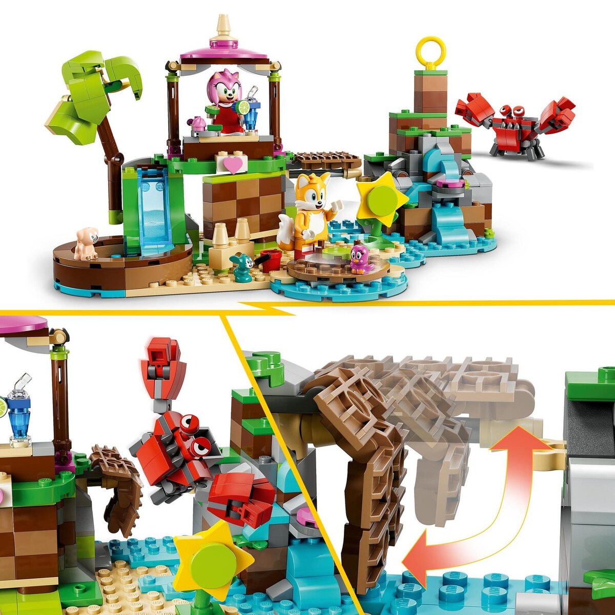 Set de construcción Sonic: Isla de Rescate de Animales de Amy Gaming LEGO Sonic The Hedgehog - 76992 4