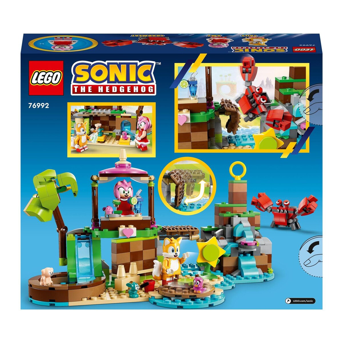 Set de construcción Sonic: Isla de Rescate de Animales de Amy Gaming LEGO Sonic The Hedgehog - 76992 7