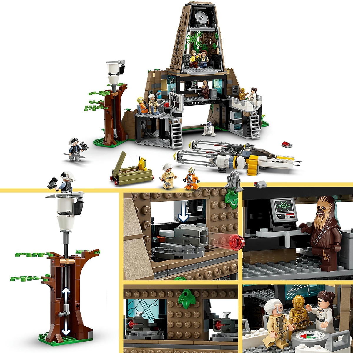 Set de construcción Base Rebelde de Yavin 4 LEGO Star Wars - 75365