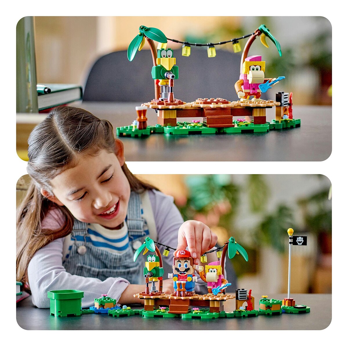 Set de construcción Jaleo en la jungla con Dixie Kong Set de Expansión: Donkey Kong LEGO Super Mario - 71421 3