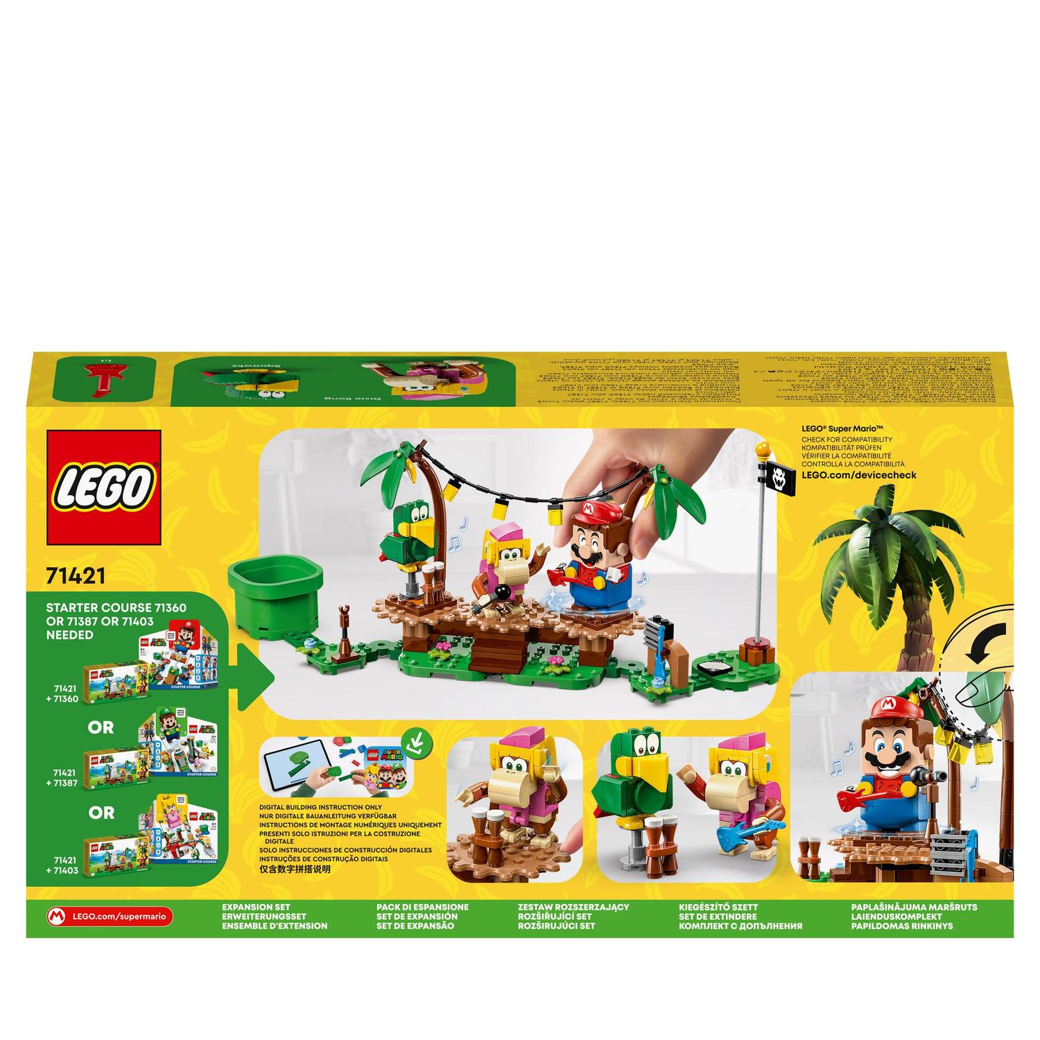 Set de construcción Jaleo en la jungla con Dixie Kong Set de Expansión: Donkey Kong LEGO Super Mario - 71421 9