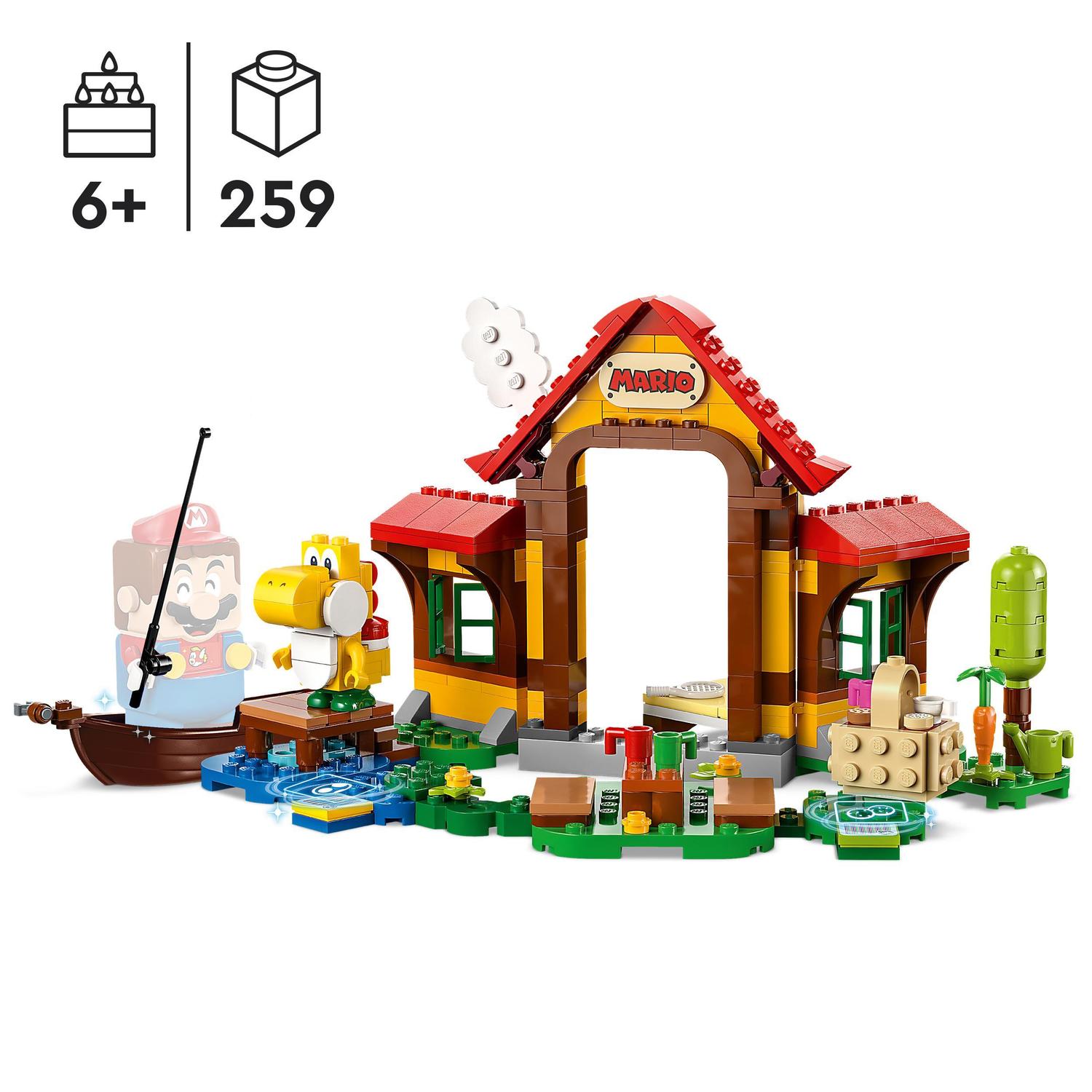 Set de construcción Pícnic en casa de Mario Set de Expansión: Donkey Kong LEGO Super Mario - 71422 3