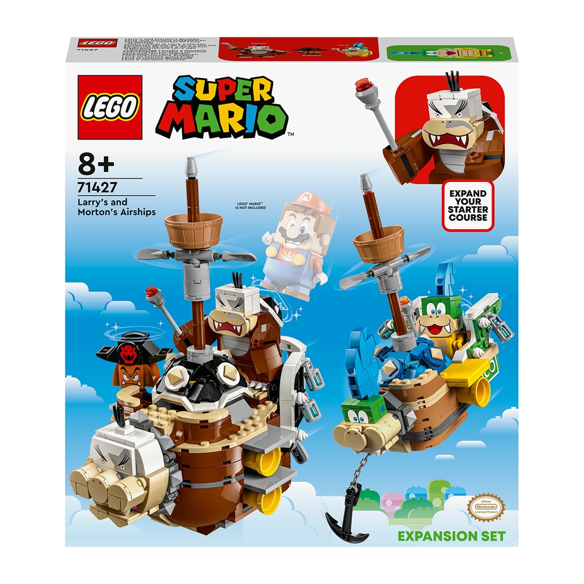 Aeronaves de Larry e do Morton - Set de Expansão Lego Super Mario 1